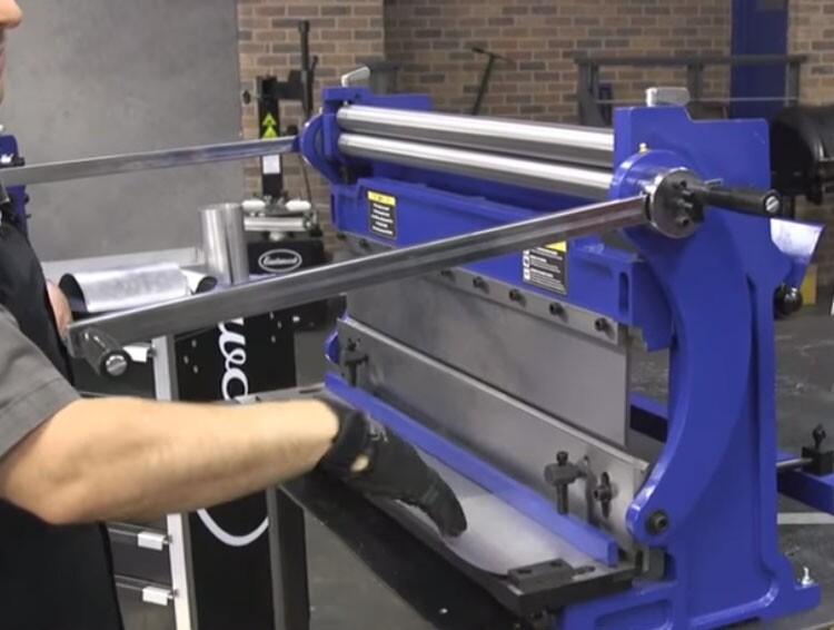 Eastwood 30in 3 in 1 Sheet Metal Brake Shear and Slip Roll Combination Machine