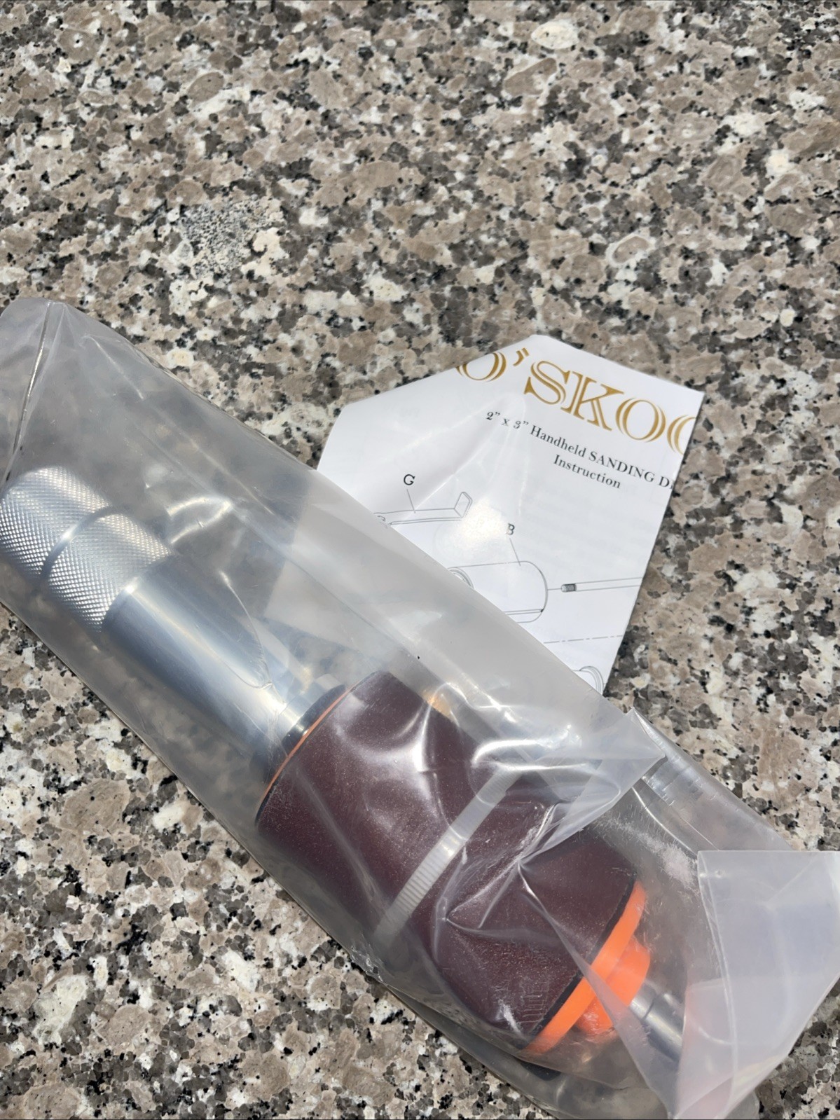 O’SKOOL Hand-Held Sanding Drum for Drill Presses and Power Drills