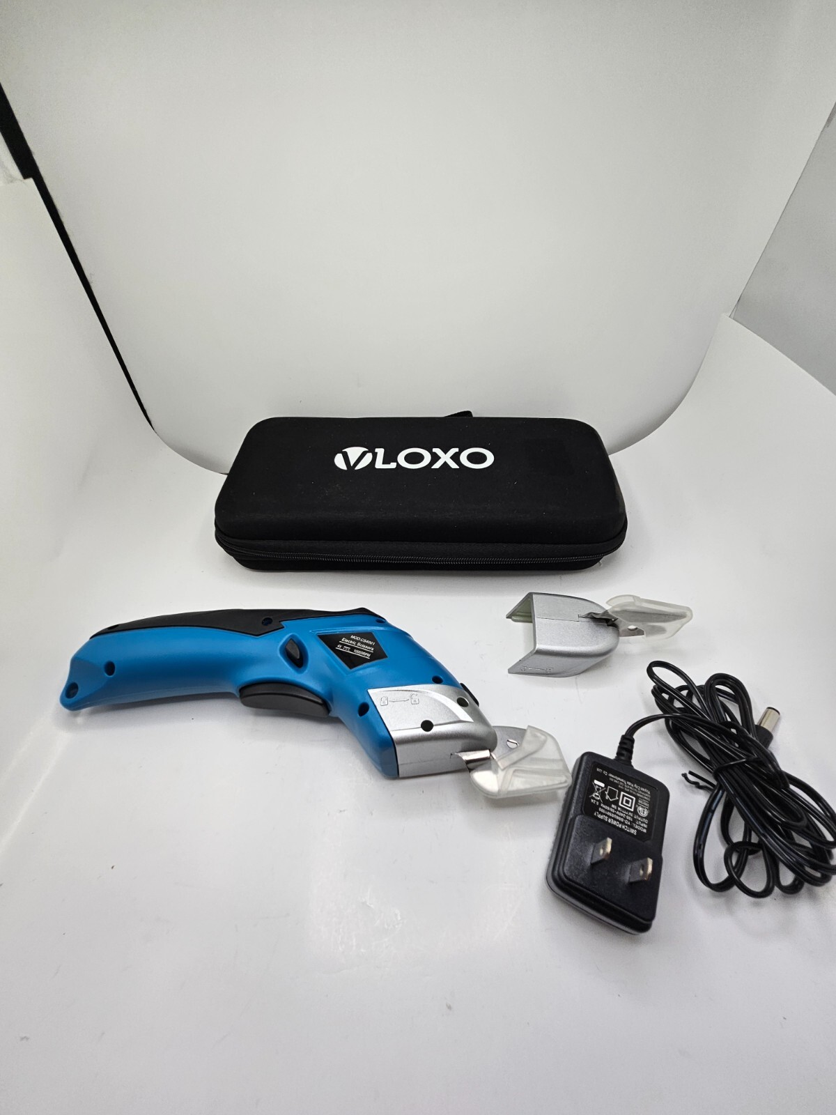 VLOXO CS4001 Multipurpose Cordless Electric Scissors 4V, 10000 RPM – Blue