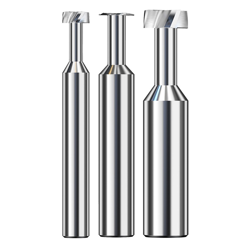 3mm – 16mm Solid Carbide T Slot Milling Cutter Tool Bit for Aluminium Copper CNC