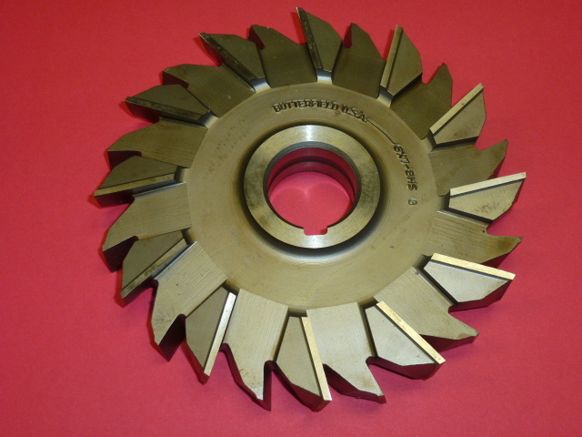 NOS! BUTTERFIELD HS STAGGERED SIDE TOOTH MILLING CUTTER, 6″ x 7/8″ x 1-1/4″, USA