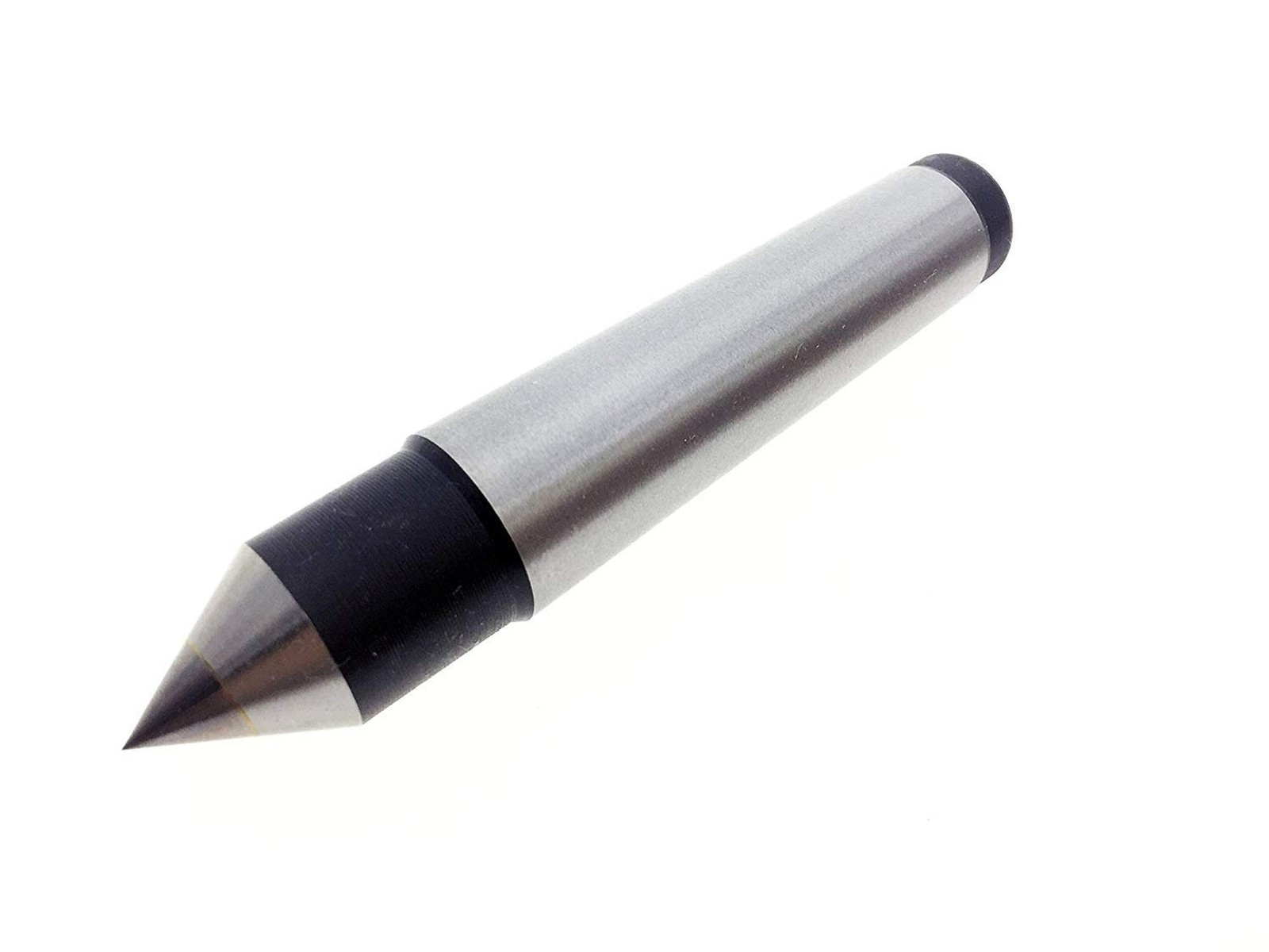 MT2 Morse Taper Drill Dead Center Lathes 100mm Length Silver Tone Black Alloy