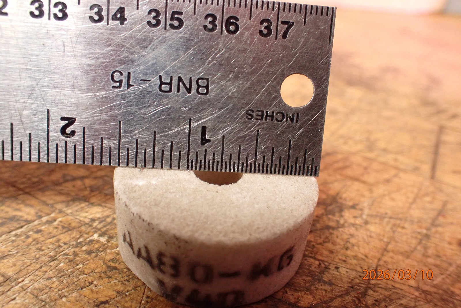NEW OLD STOCK 1-1/2 X 5/8 X 3/8 I.D. ID METAL LATHE TOOL POST GRINDING WHEELS