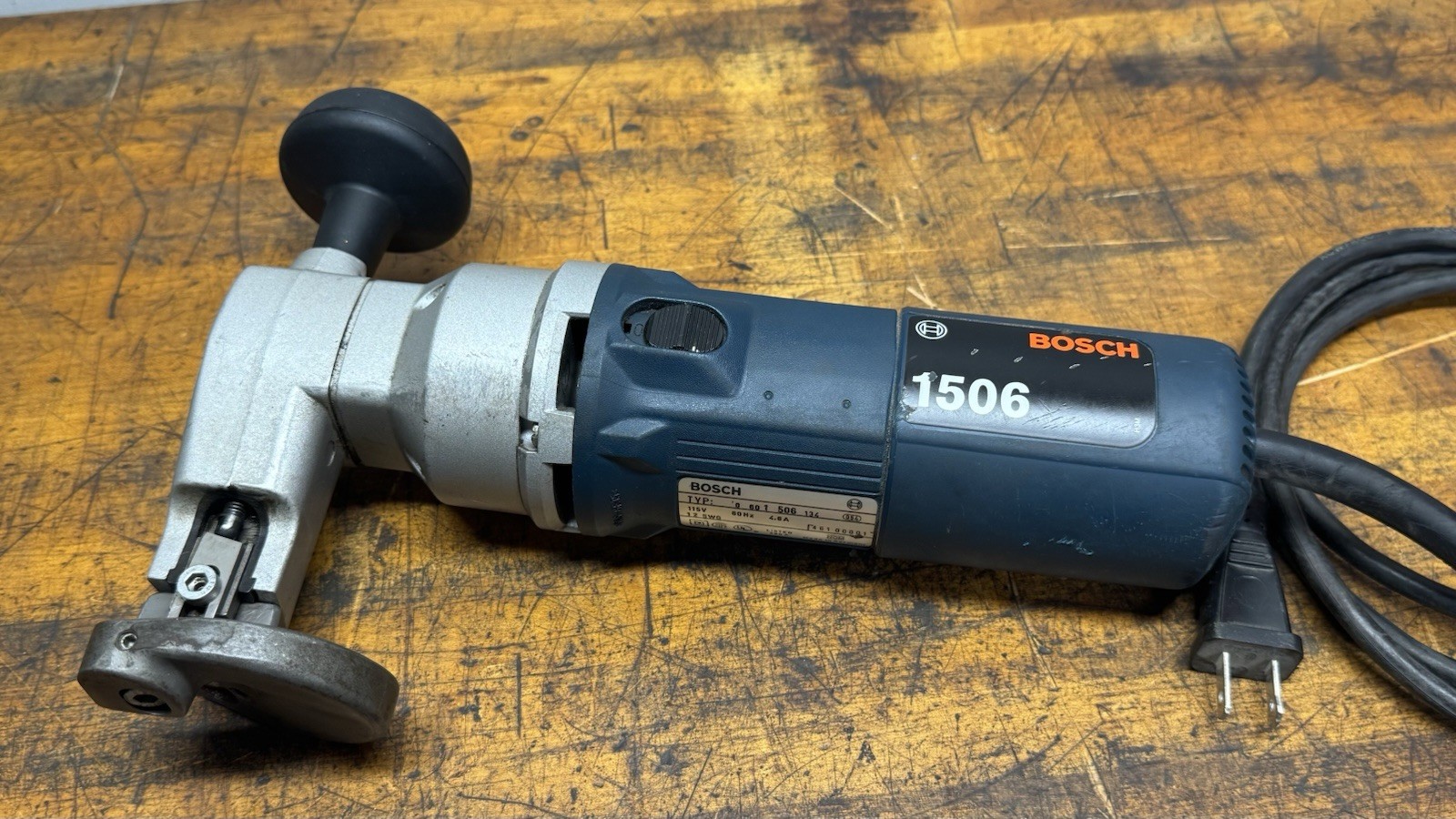 Bosch 1506 Unishear Shear, Sheet Metal Nibbler With Extra Blade Set