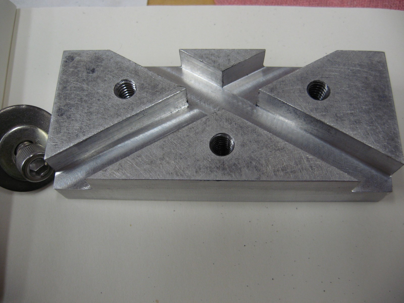 Lathe Tool Bit Grinding Jig, 60 Degree Grinding Jig for 3/8″ Thread Cutting Bits