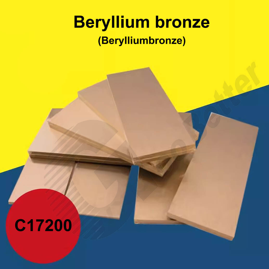 Beryllium Bronze Sheet Metal Plate Flat Panel Beryllium Bronze Thick=0.5mm~5mm