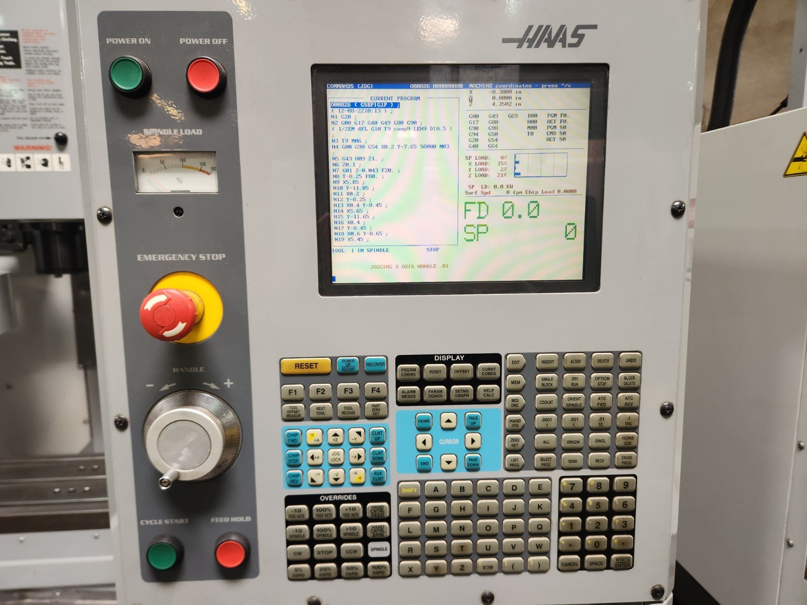 HAAS MINI MILL MFG 2006 6K RPM, RUNS GREAT
