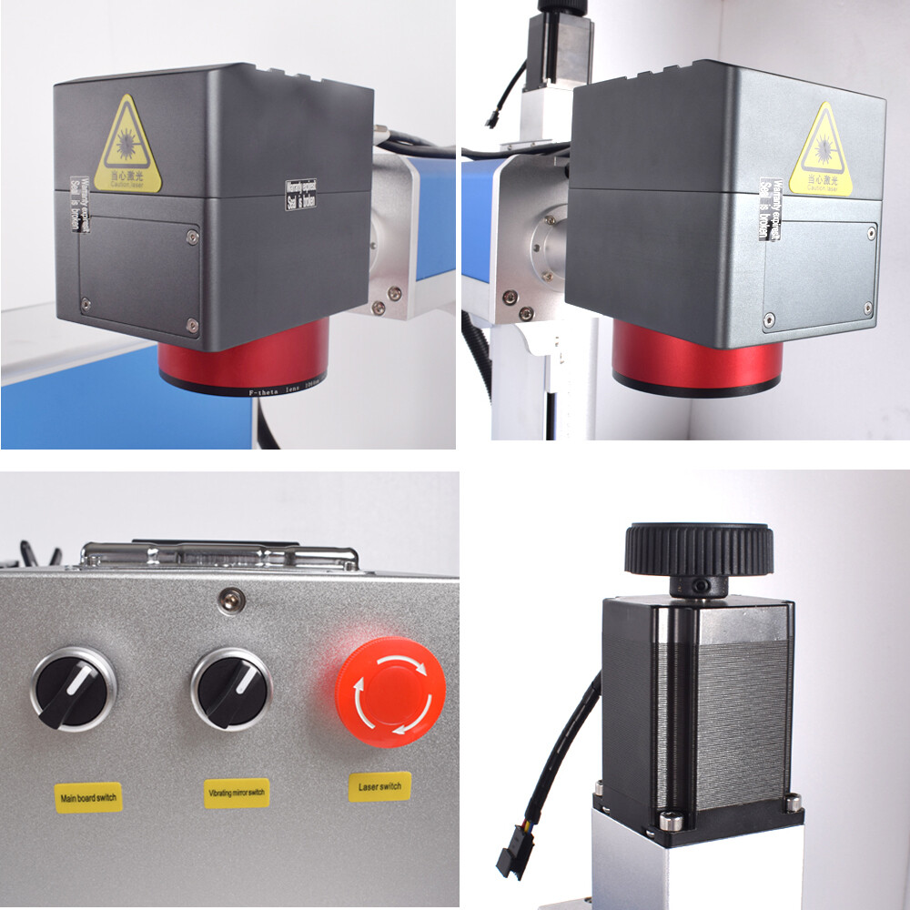 60W 2.5D JPT Mopa M7 Fiber Laser Marking Machine Metal Deep/Relief Engraver AU