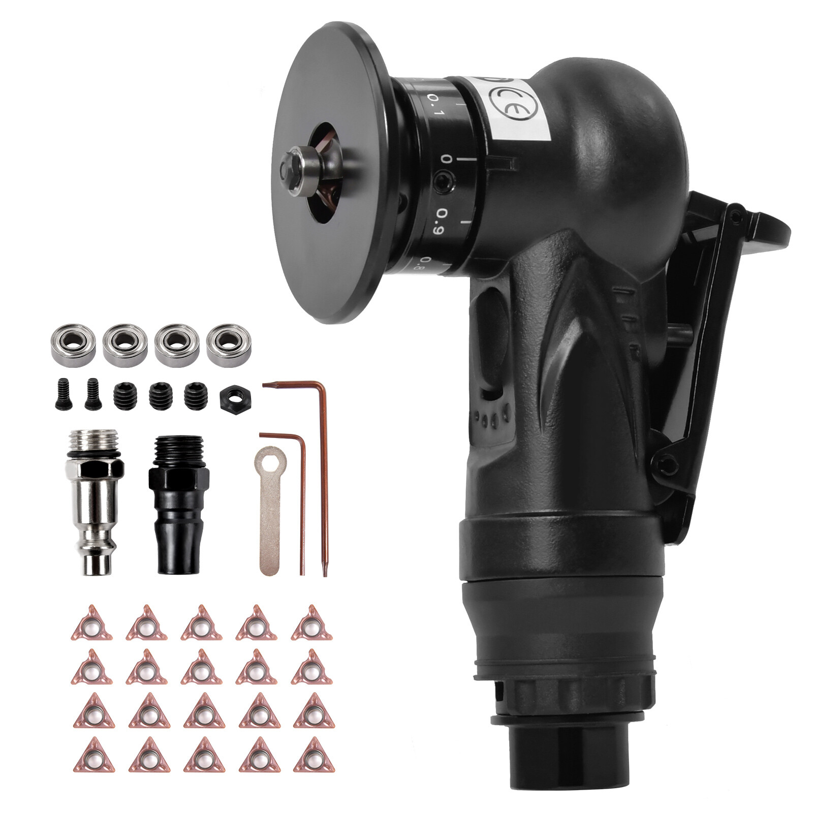 30000RPM 1/4″ Air Chamfer Tool Mini Pneumatic Chamfering Machine Air Beveling
