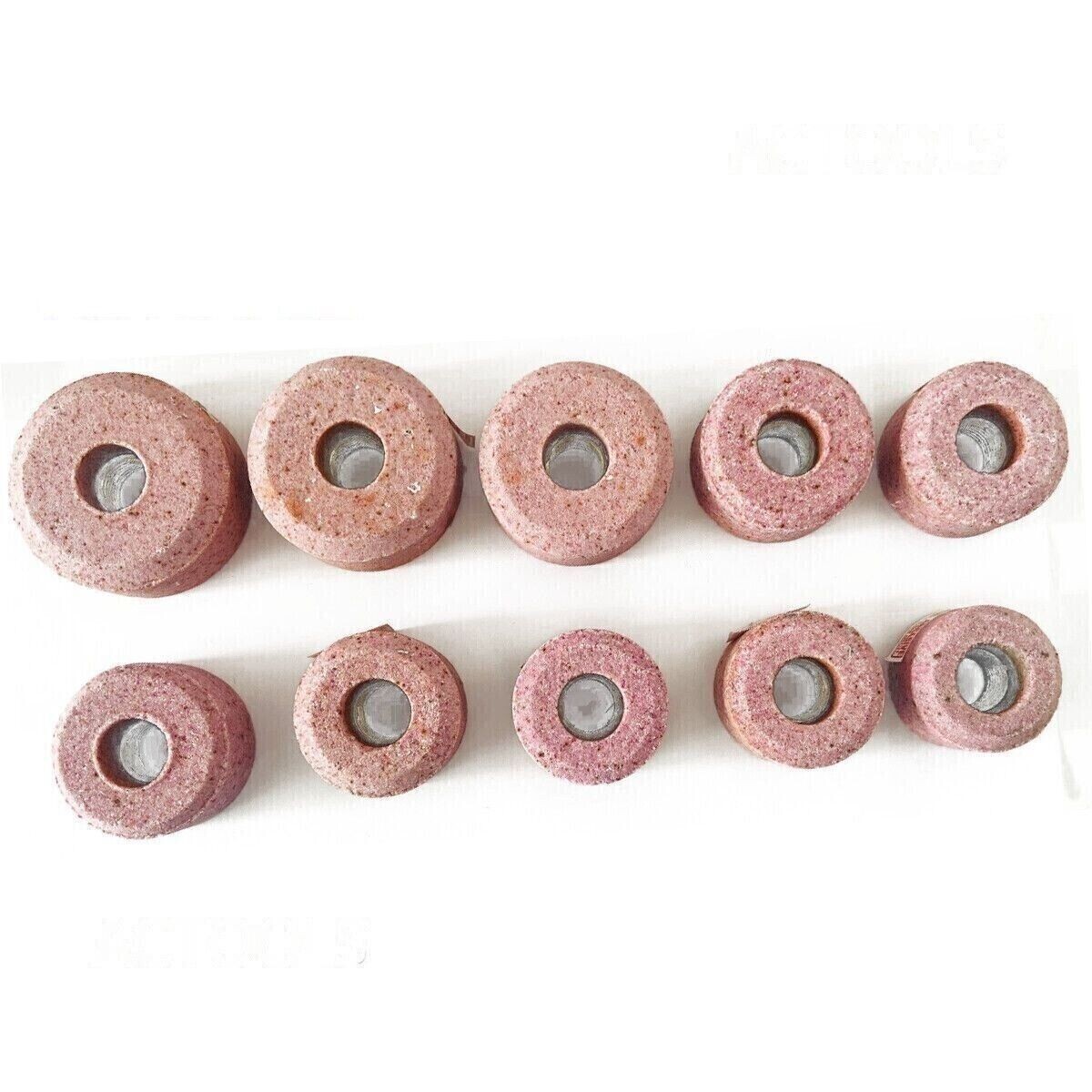 Sioux Valve Seat Pink Grinding Wheels Set 10 Pcs Stone Holder Star Drive 11 16″