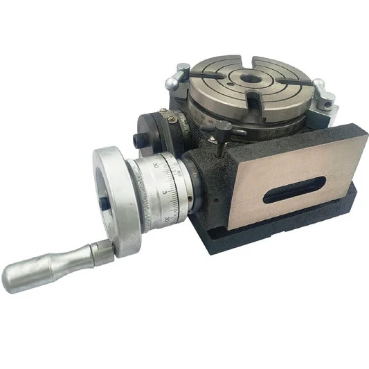 Horizontal Vertical 4″ Inch II 110 mm – MT2 Center Bore Rotary Milling Tables