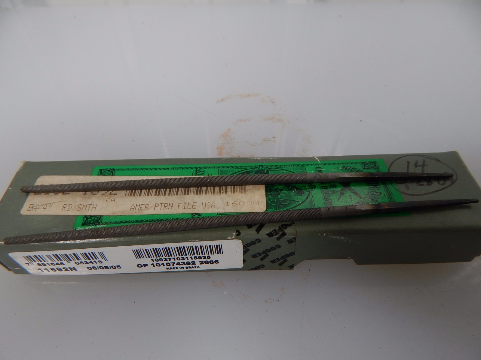 NICHOLSON ROUND SMOOTH FILE 4″ 11592N 2 FILES FOR THE PRICE