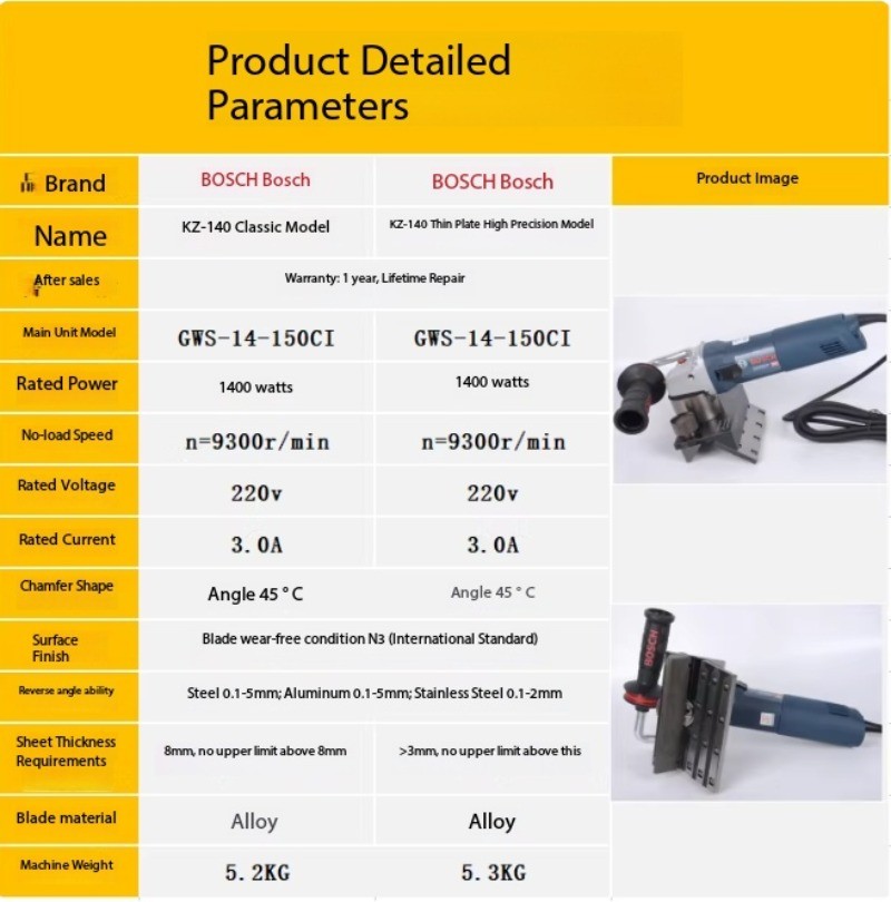 Portable Electric Chamfering Machine 1400W Chamfering Device Deburring