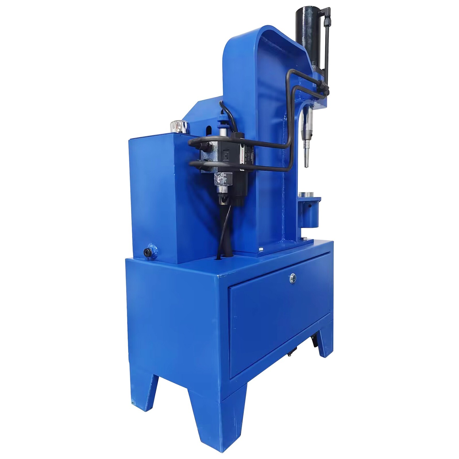 Electric Riveting Machine 220V with 2 Punches 3 Rivet Heads 1500W Foot Switch