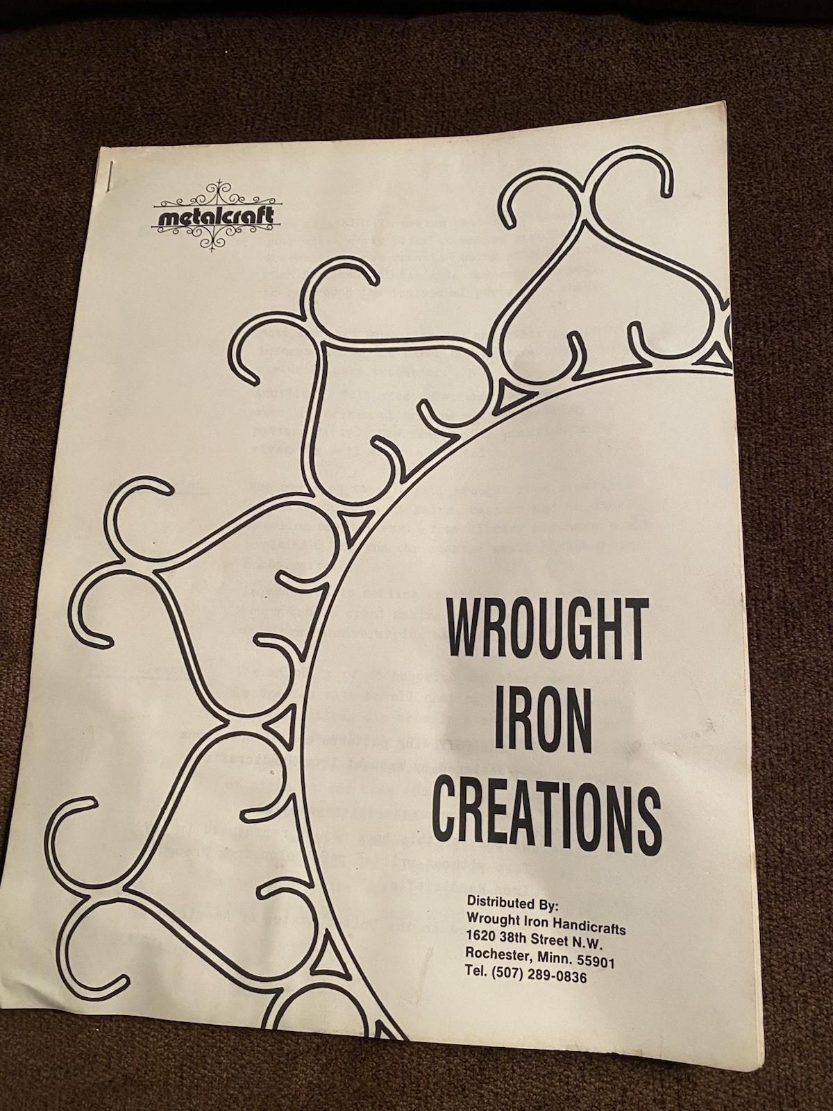 Vtg 70s MetalCraft Wrought Iron Handicrafts Practical Workshop Tool Set & MORE!!