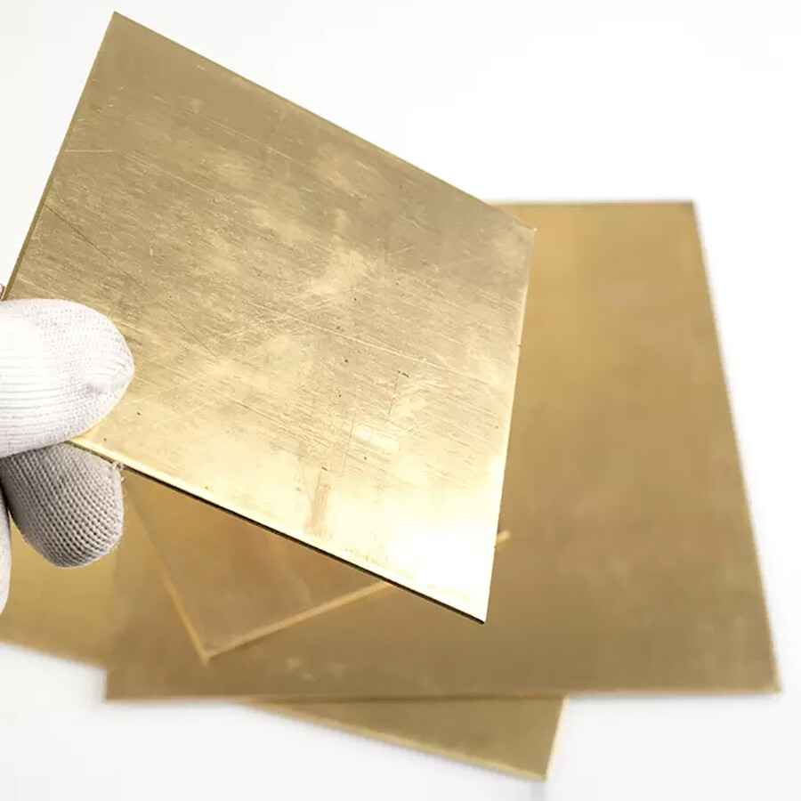 H62 Brass Plate Sheet Thick 0.5-6mm Brass Sheet Craft Metalworking DIY 96 Sizes
