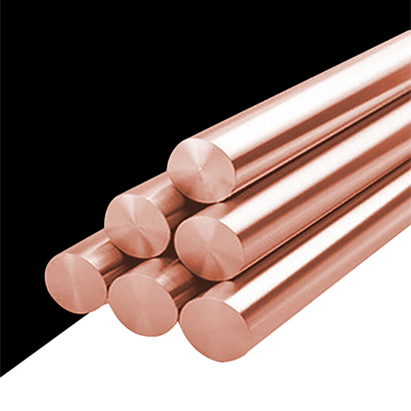 T2 Pure Copper Round Bar Rod Metal Solid Rods Anodic Dia 6mm-50mm Length 100mm