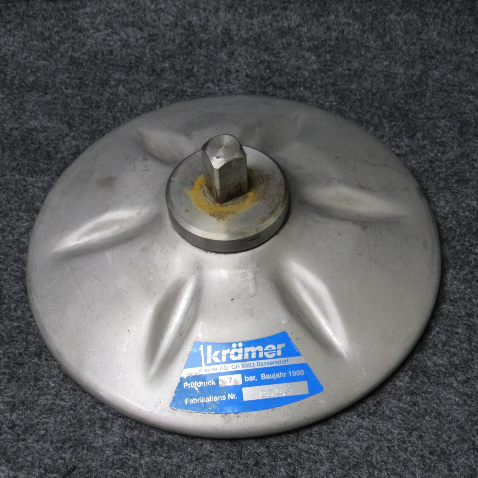 Charmilles Robofil 310 Wire EDM (1) Filter Cover Lid Kramer OE Stainless