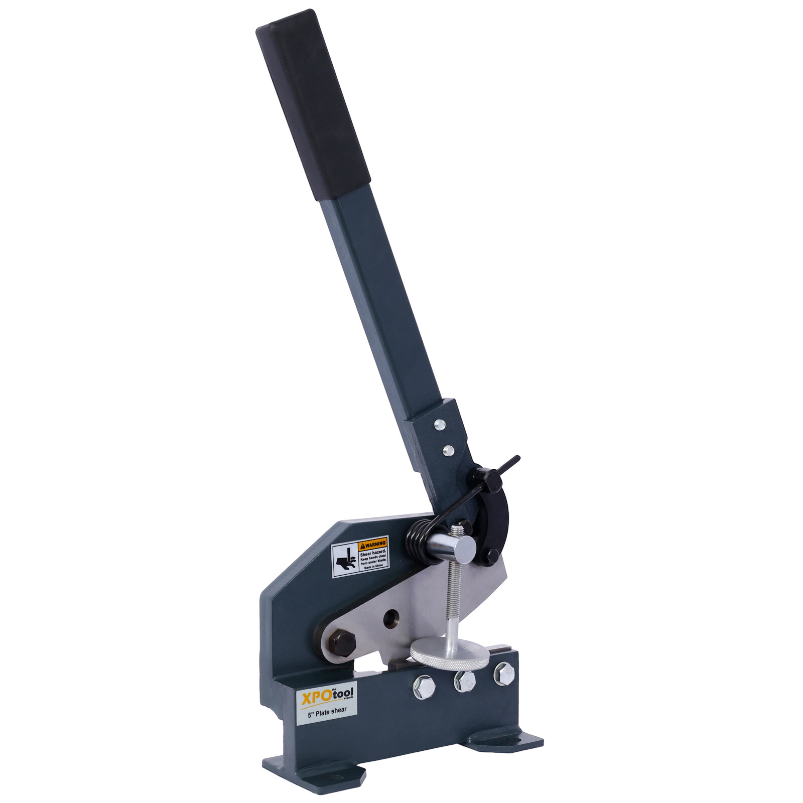 5 Inch Sheet Metal Plate Shear Solid Steel Frame Mounting Type for Cutting Sheet