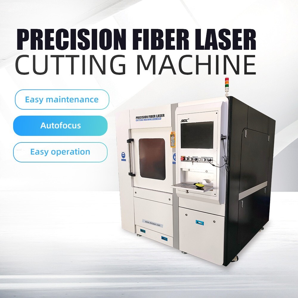 SFX 2000watt Fiber Laser Metal Cutting Machine Gold/Silver Fully Enclosed Design