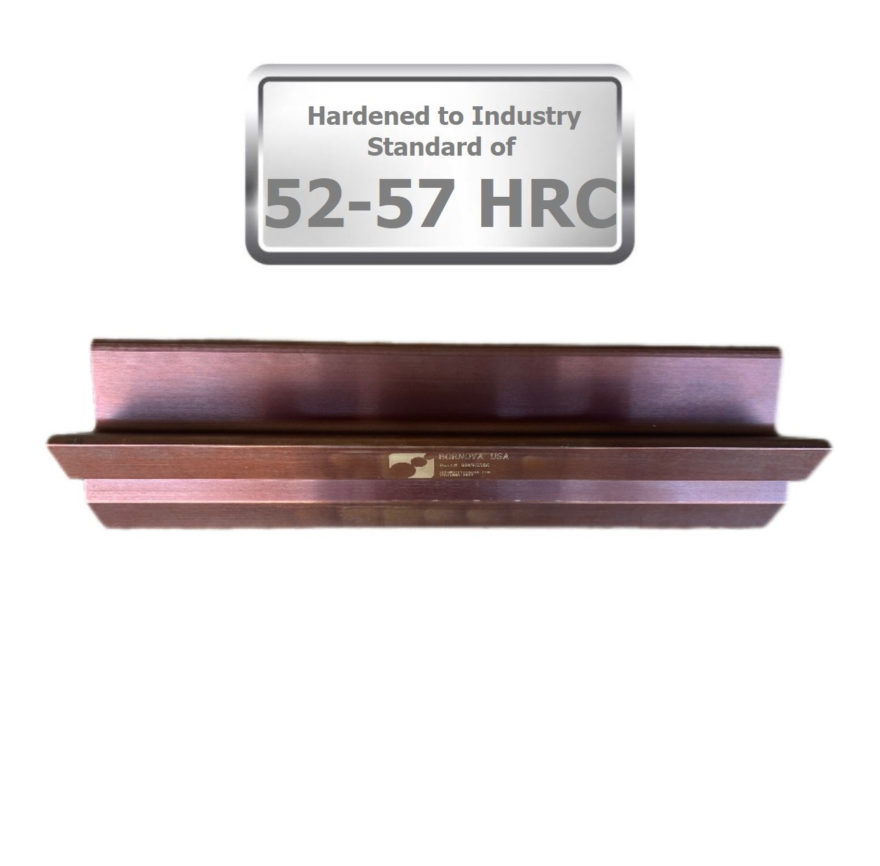 NEW 12″ Press Brake Die 2.36″ square. V Openings: 1.97″ 1.38″ 0.87″ and 0.63″