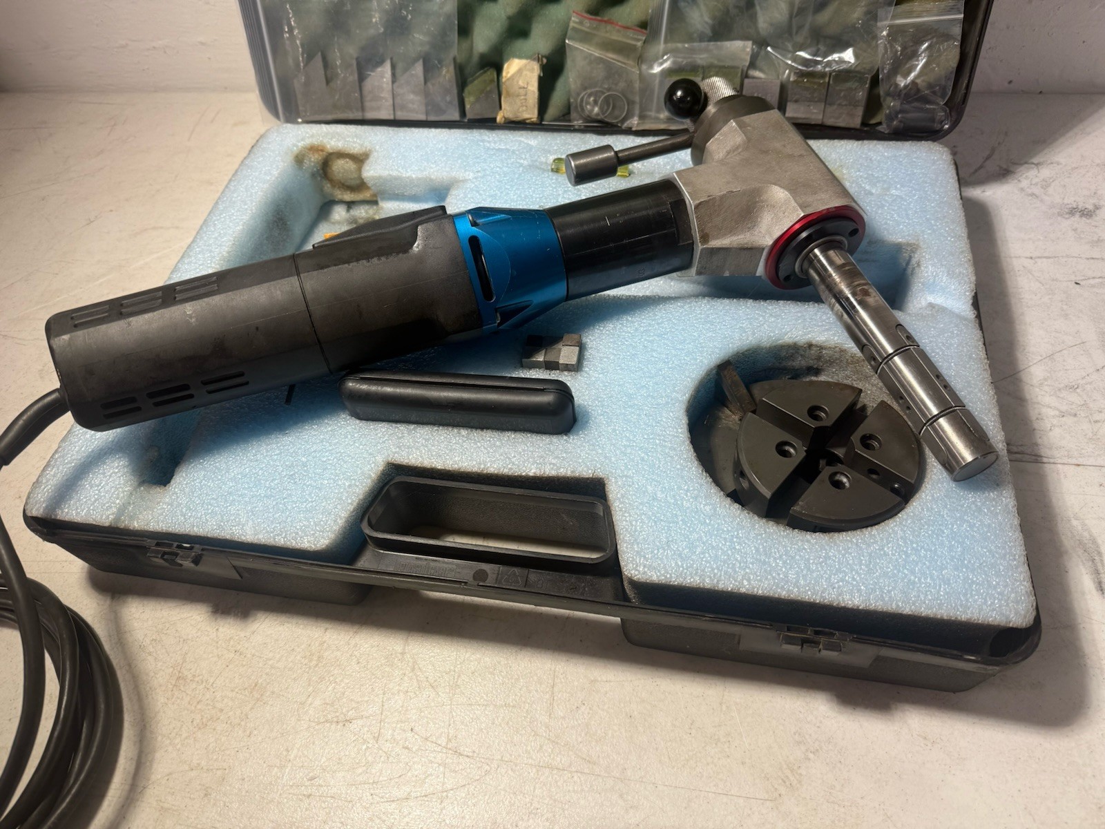 Protem US25 Electric Tube And Pipe Beveling Machine/ End Prep 1200w Runs Good