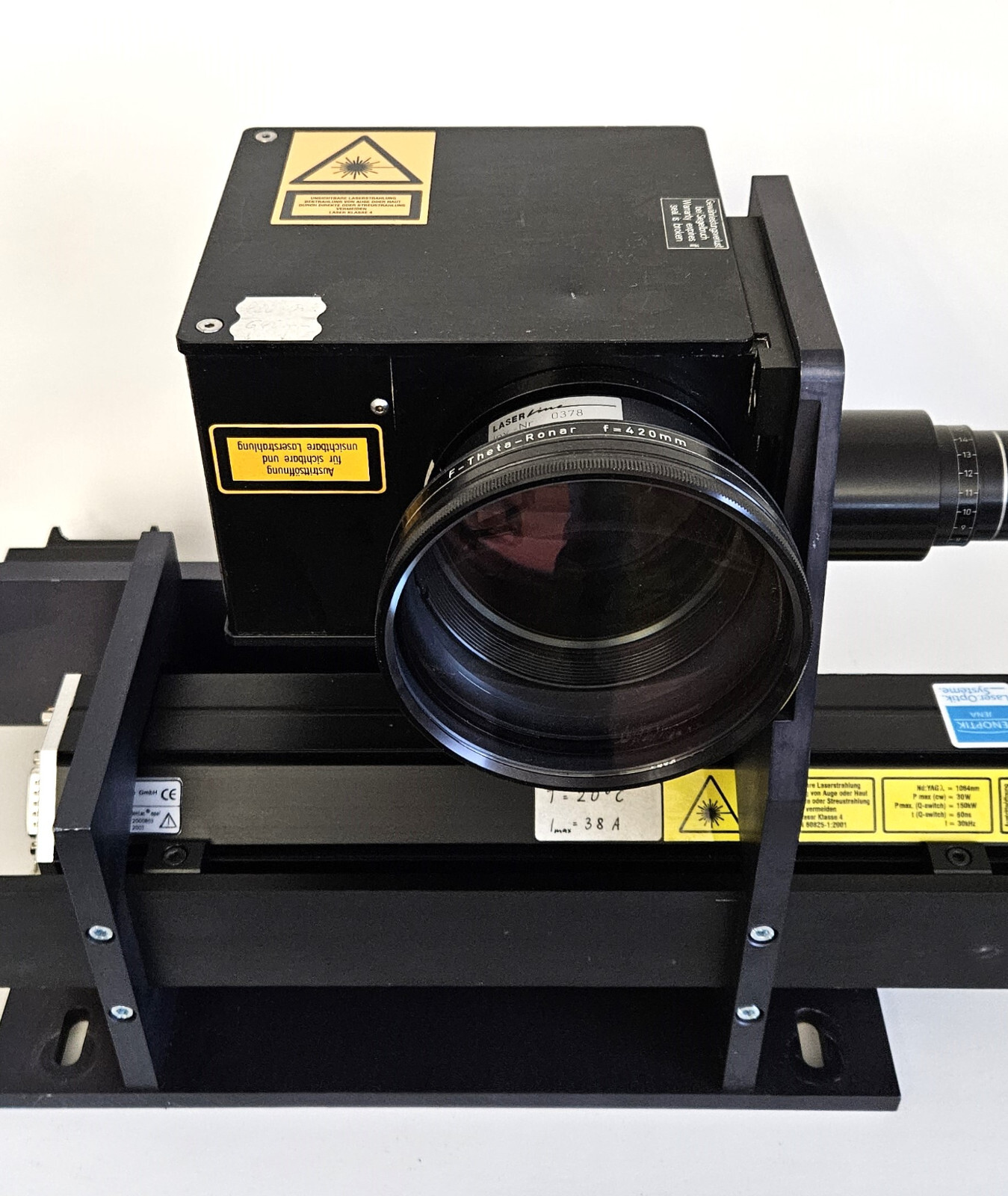 Jenoptik JenLas Opal Laser Source 30W, 1064NM + Scanlab Scangine 14 Galvo