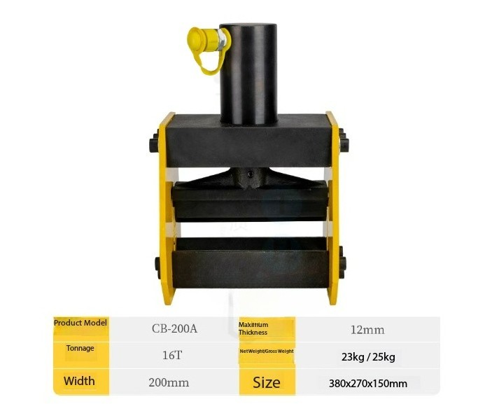 Three in One Multifunctional Copper Busbar Punching Bending Cutting Processing
