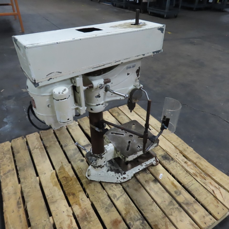 Atlas No. 64 1/2HP 15″ Bench Drill Press 120V 1PH 1/2″ Chuck 600-5200RPM
