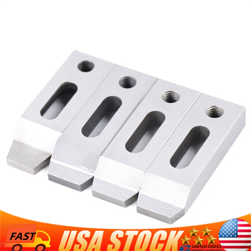 4PCS CNC Wire EDM Fixture Board Stainless Jig Tool Fits Clamping 70mm M8 Screw