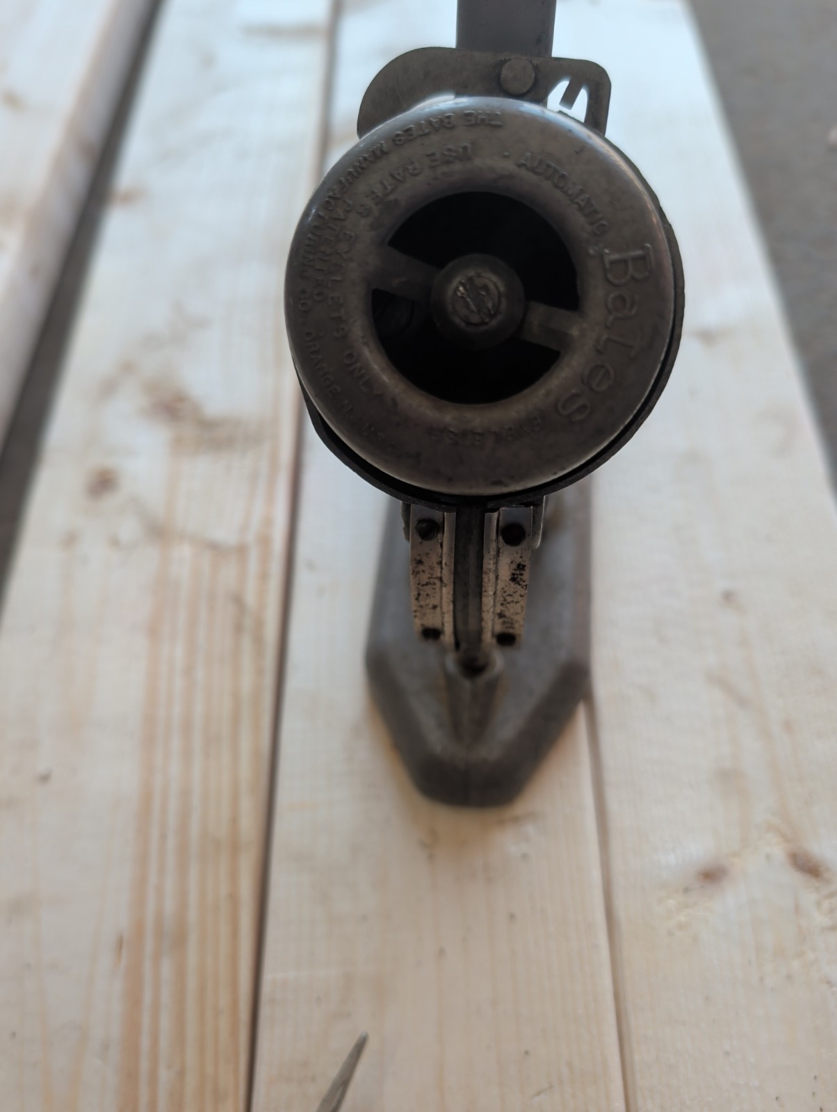 Vintage Bates Eyeleter Hand Press Punch Press Tool Parts Only