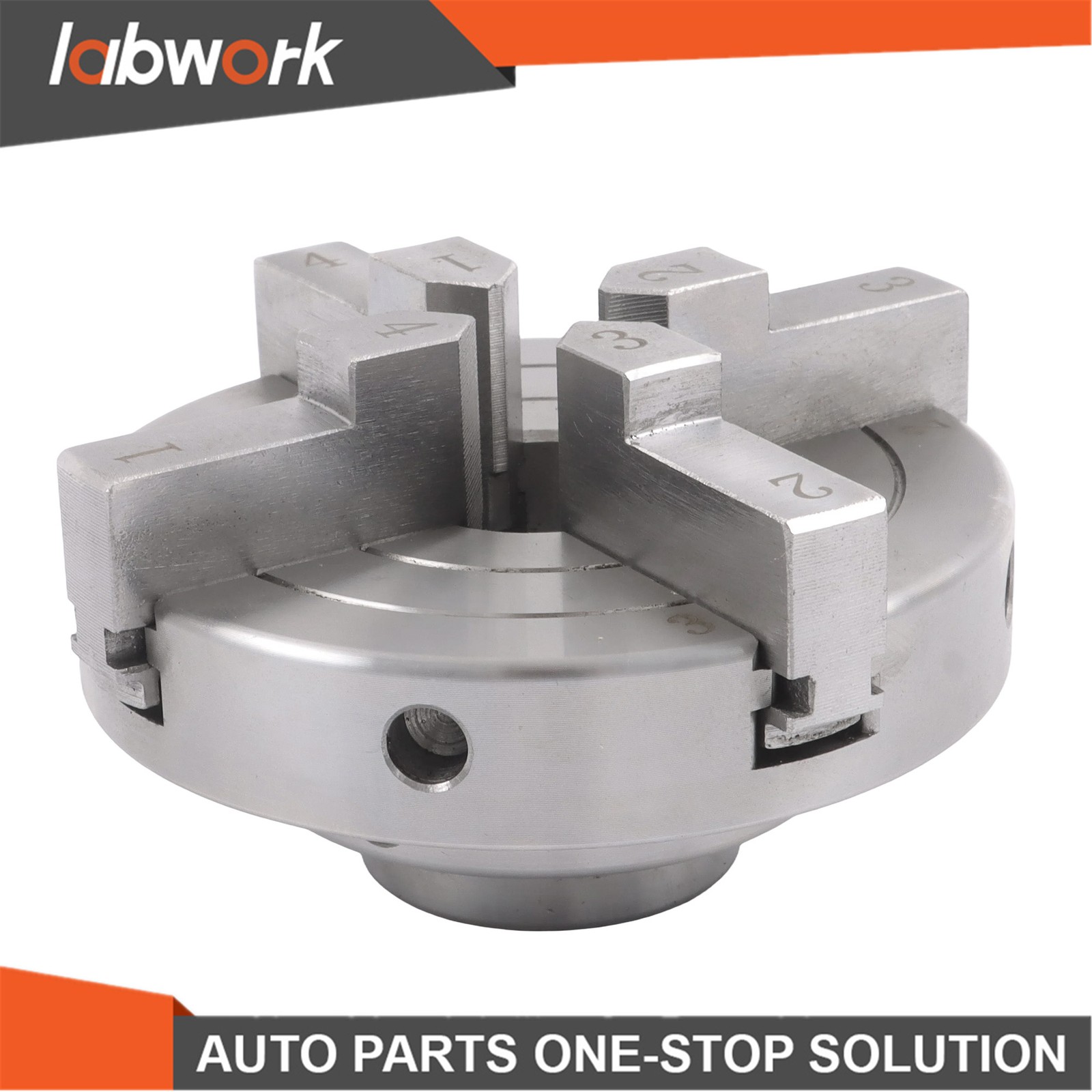 Labwork 4 Inch 4 Jaw Lathe Chuck Set 1×8 TPI Self Centering Chuck