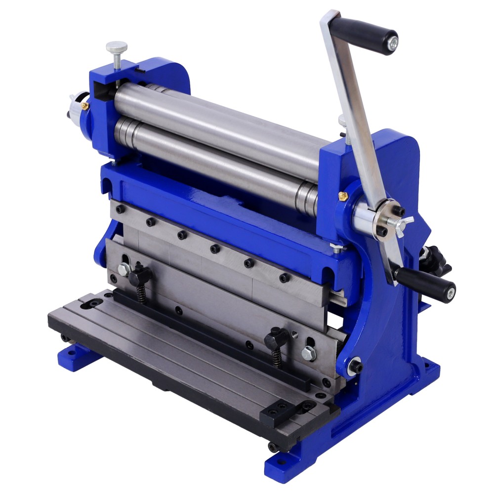 12″ 3-In-1 Sheet Metal Machine, Shear Brake Slip Roll, 20-Gauge