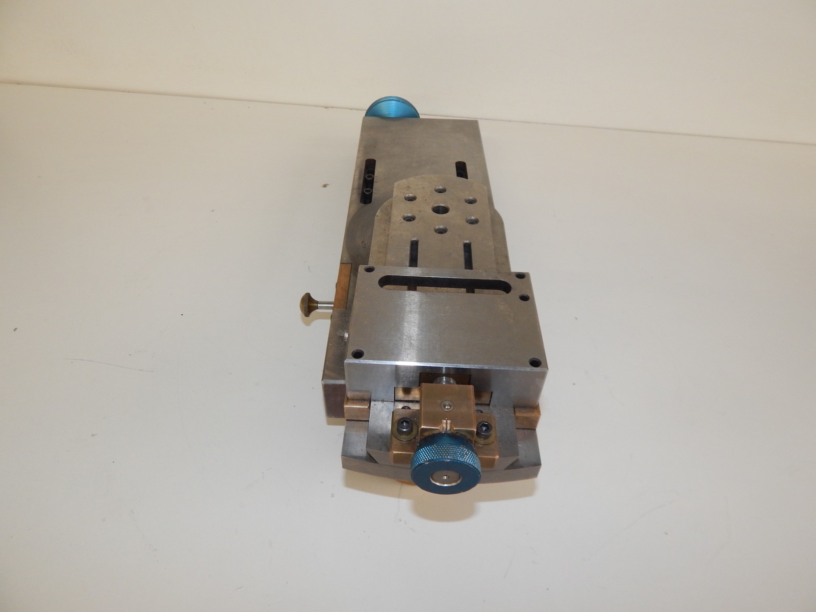 ^^ METAL LATHE VINTAGE TABLE- ROTATE 360 DEGREES (EQX64)