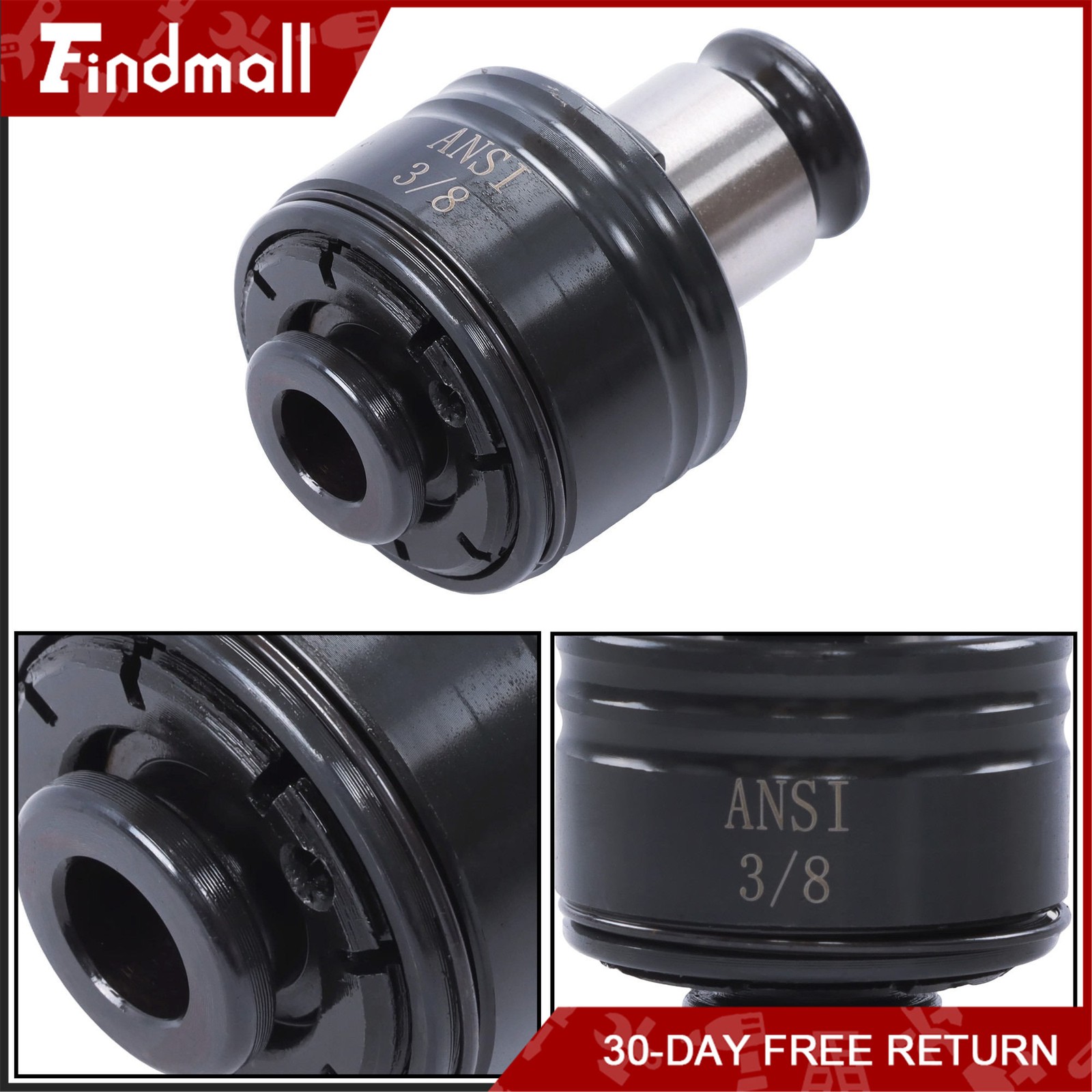 Findmall GT12 Tapping Collet Set 9Pcs 1/8″-1/2″ for Tapping Chuck