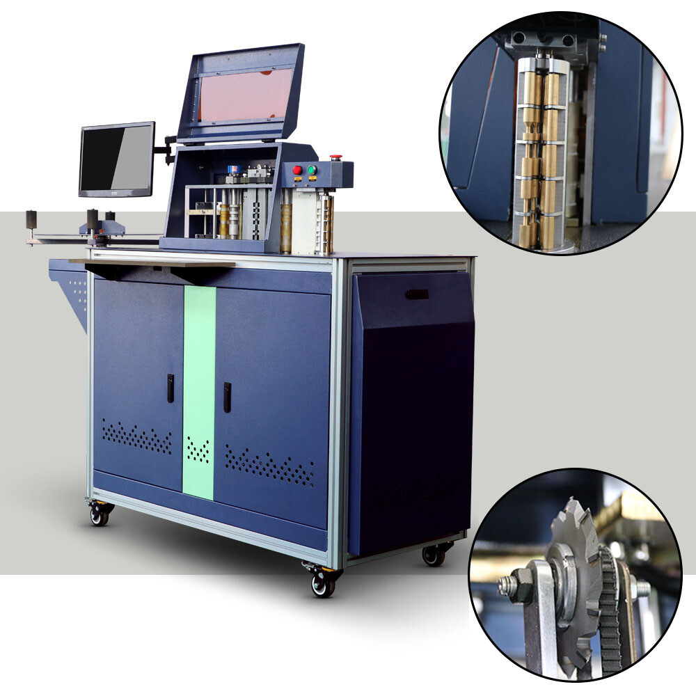 US Stock Auto Channel Letter Fabrication Bender Machine for Aluminum Channelume