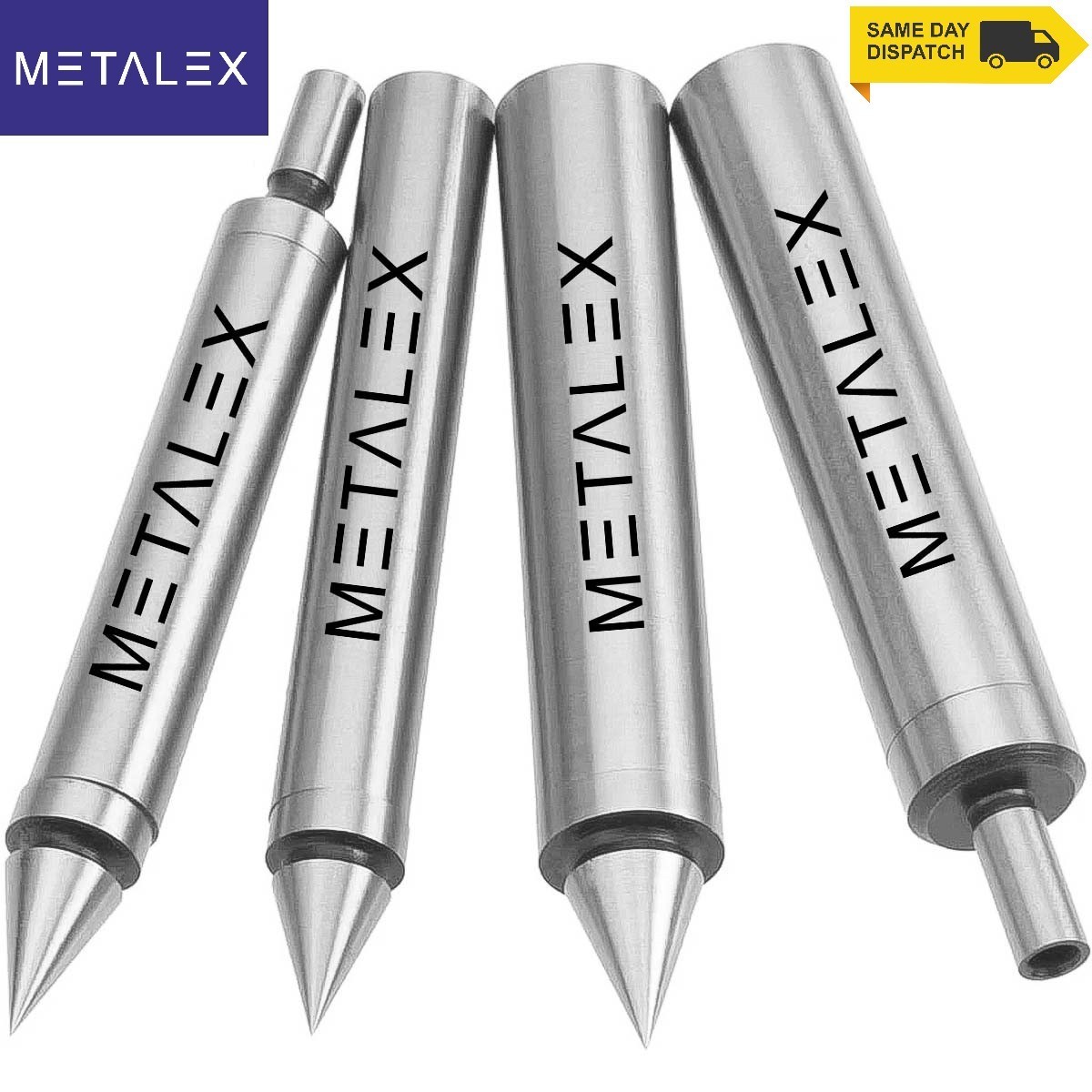 4 Pc Edge Center Finder Set Single Double End Wiggler Milling CNC Steel Tool Kit