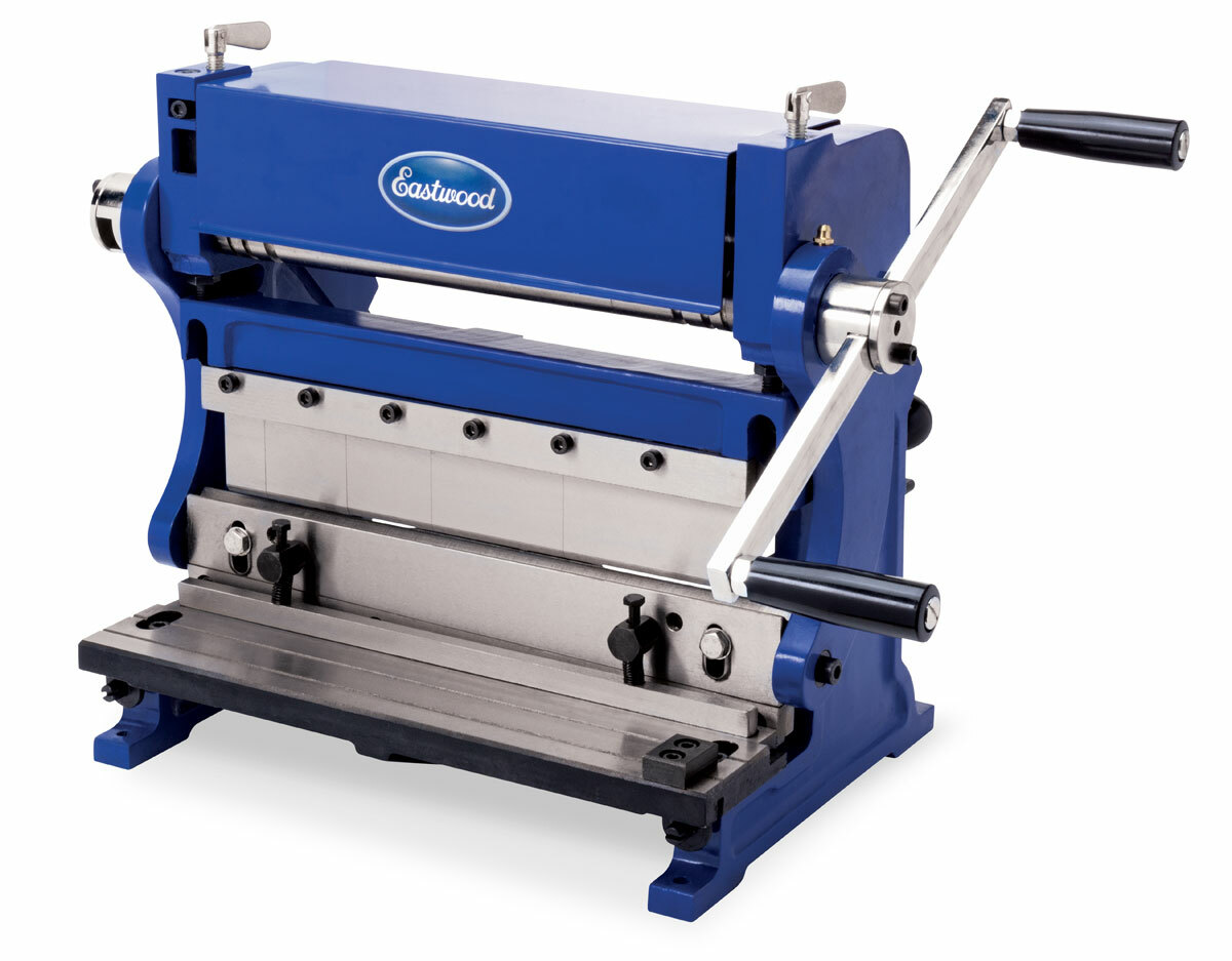 Eastwood 12 inch 3 In 1 Brake Shear And Slip Roll Adjustable stops Cast Iron