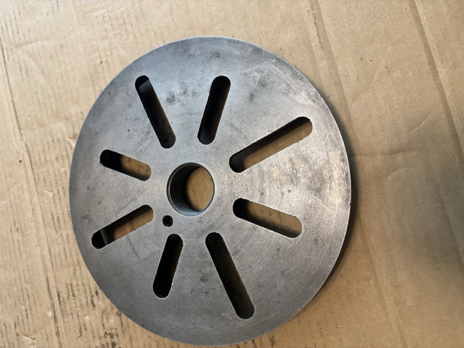 8 1/2” South Bend 9/10K Slotted Faceplate, Lathe, South Bend 9″,