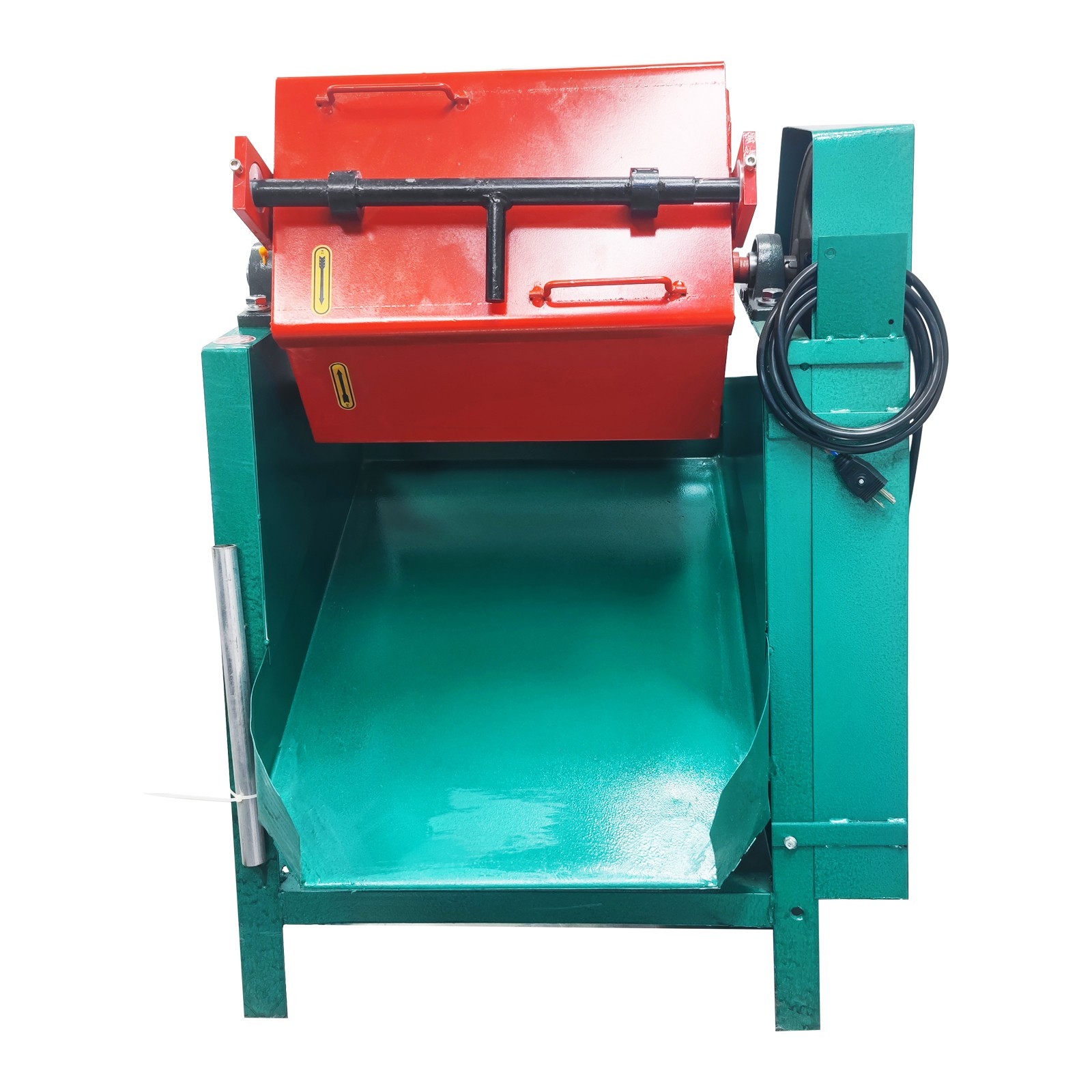 Heavy-duty 60L Rotary Tumbler Polisher for Metal Parts Finishing&Deburring 110V