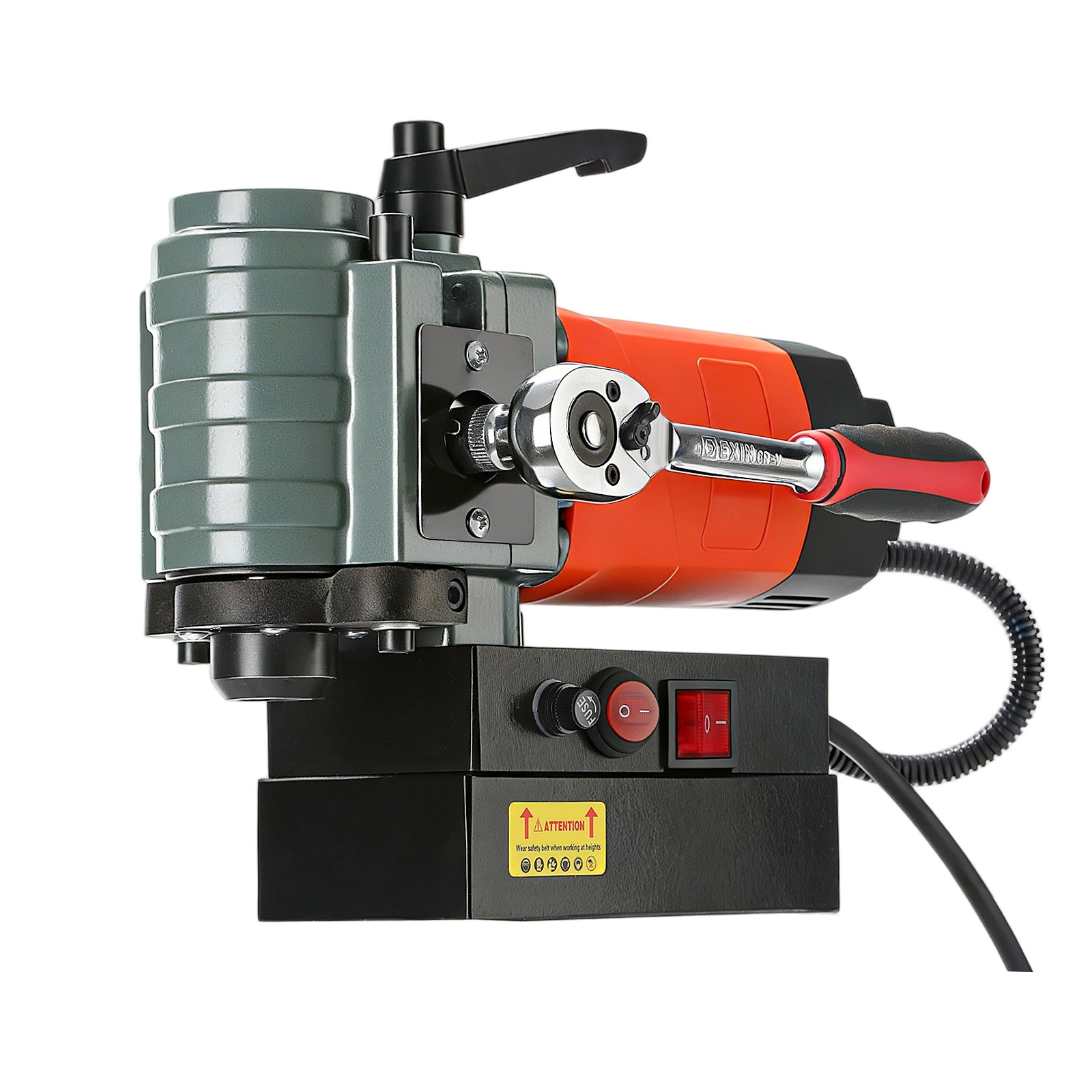 GEARZAAR 1300W Low Profile Mag Drill Portable Magnetic Press Light Weight Steel