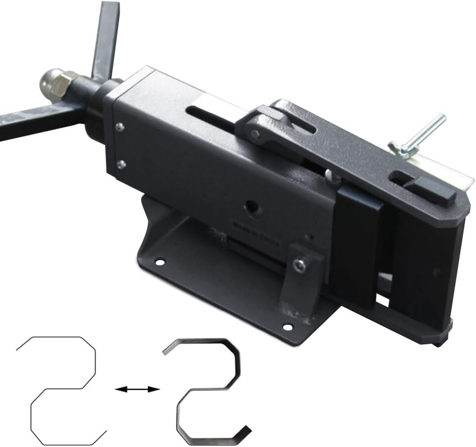Manual Steel Bending Brake 4 Inch 2.5 Ton Press 90 Degree Bench Top Metal Bender