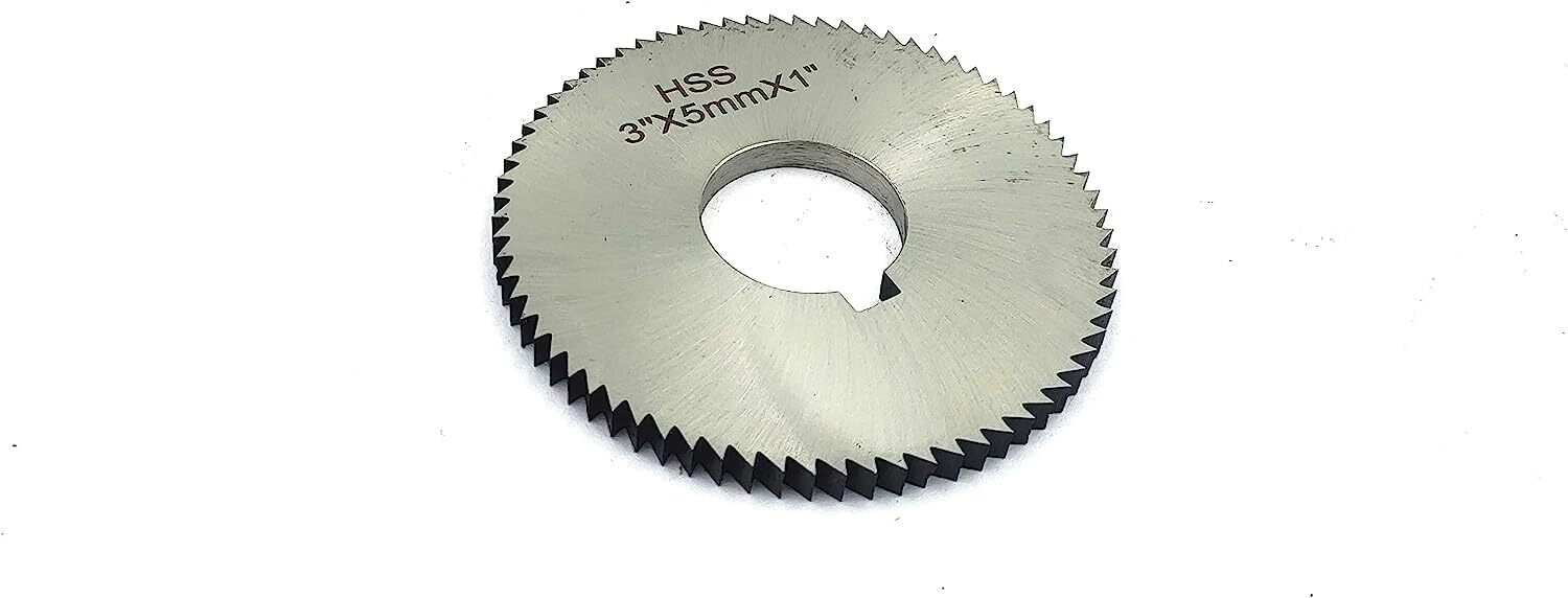 Pack of 3 Pcs Slitting Saw Cutting HSS M2 Blades- Keyway Hole