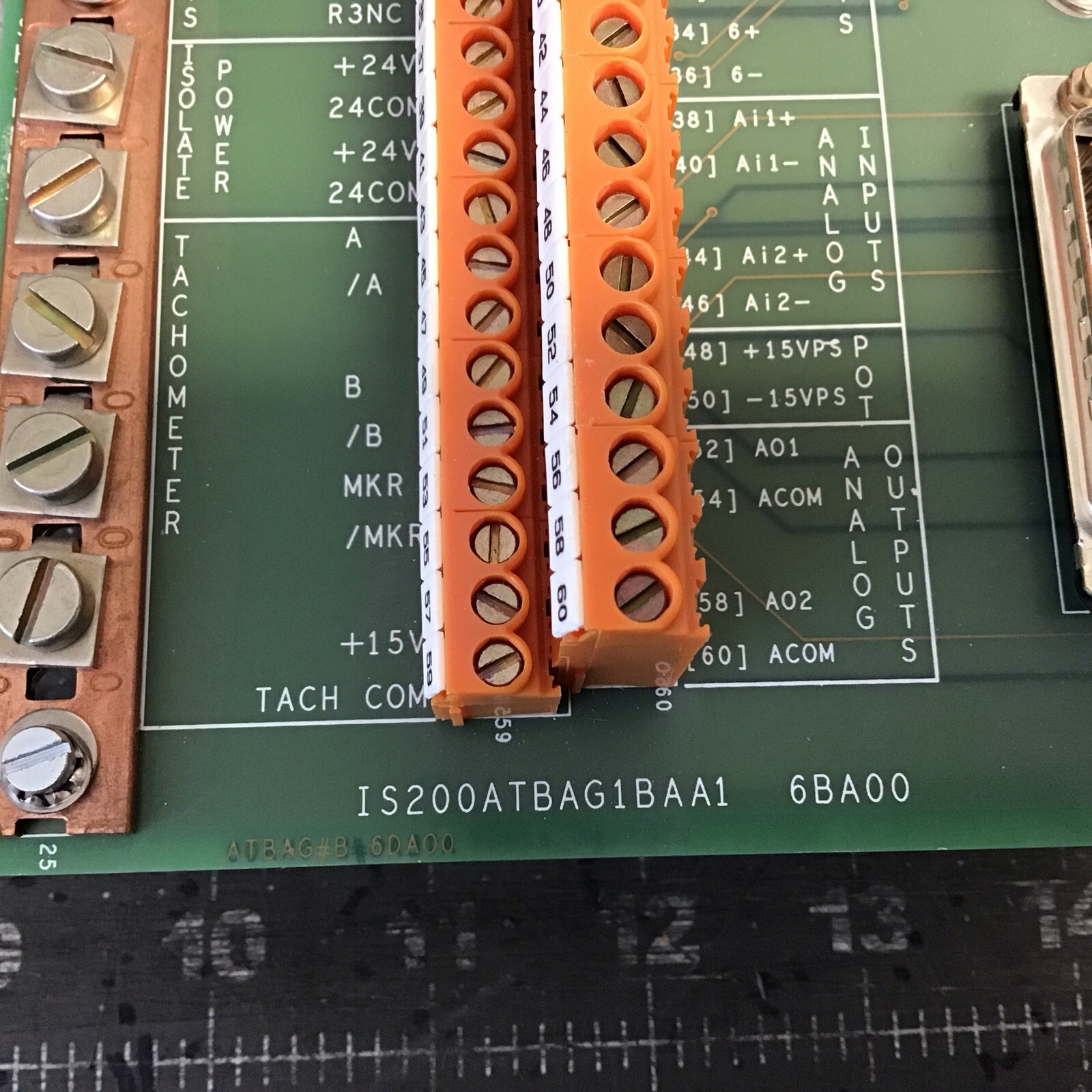 GE SP-RS Minirec 173C8535DHG01 /IS200ATBAG1BAA1 Board (LMP31U)