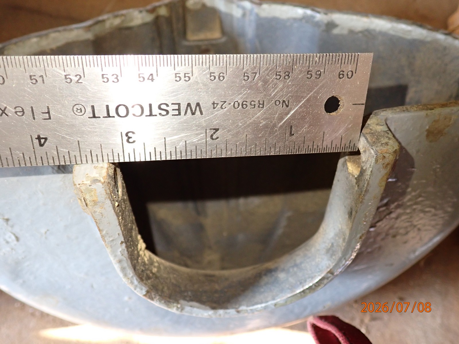 VERY EARLY DELTA MILWAUKEE 17″ DRILL PRESS FRONT PULLEY COVER CAST IRON CASTING