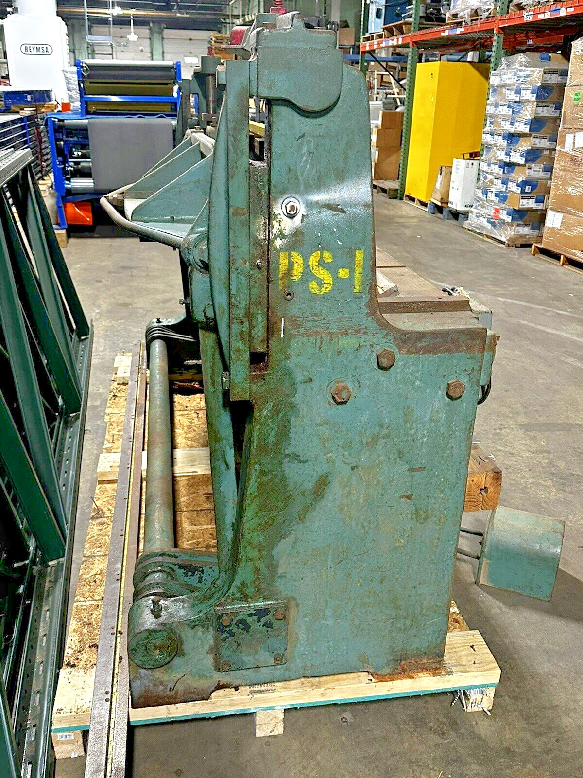 Wysong A-72 Shear 84″ 7ft Air 18Ga Guillotine Pneumatic Sheet Metal Working FLR