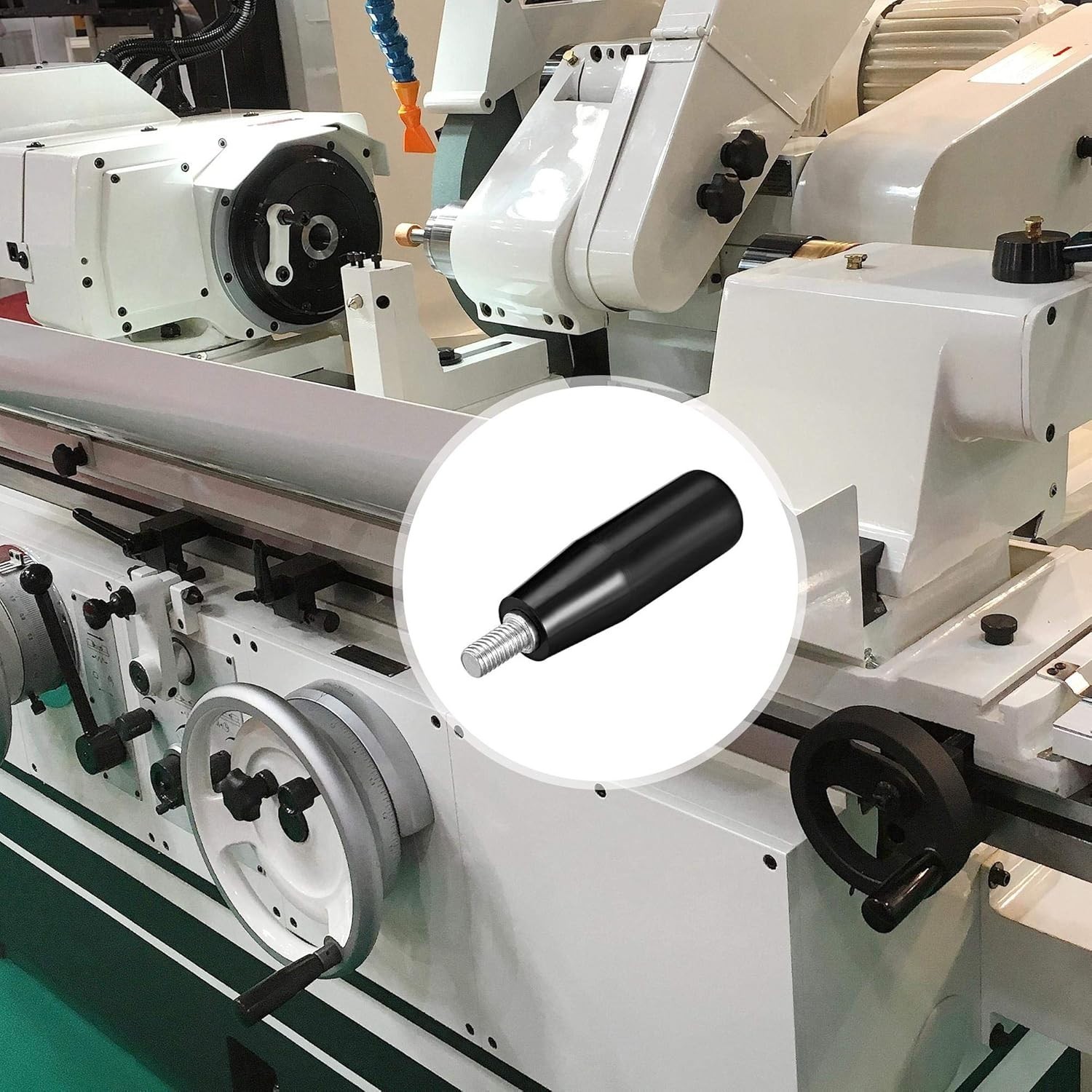 Durable Alloy Steel Revolving Handle M5 Stem for Milling & Lathe Machines