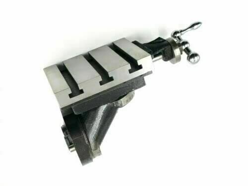 LATHE VERTICAL MILLING SLIDE SWIVEL BASE 4″ X 5″ WITH 2″50MM SELF CENTERING VICE