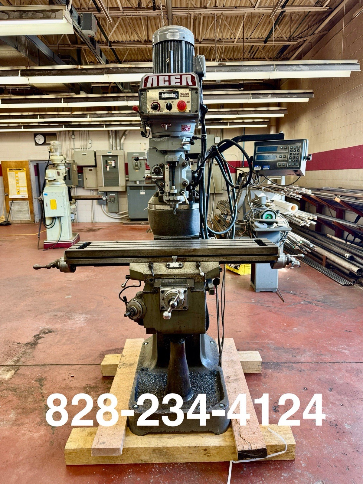 Acer Comet 3VHG Vertical Mill, DRO, 3 HP Motor, VS, Pristine Condition