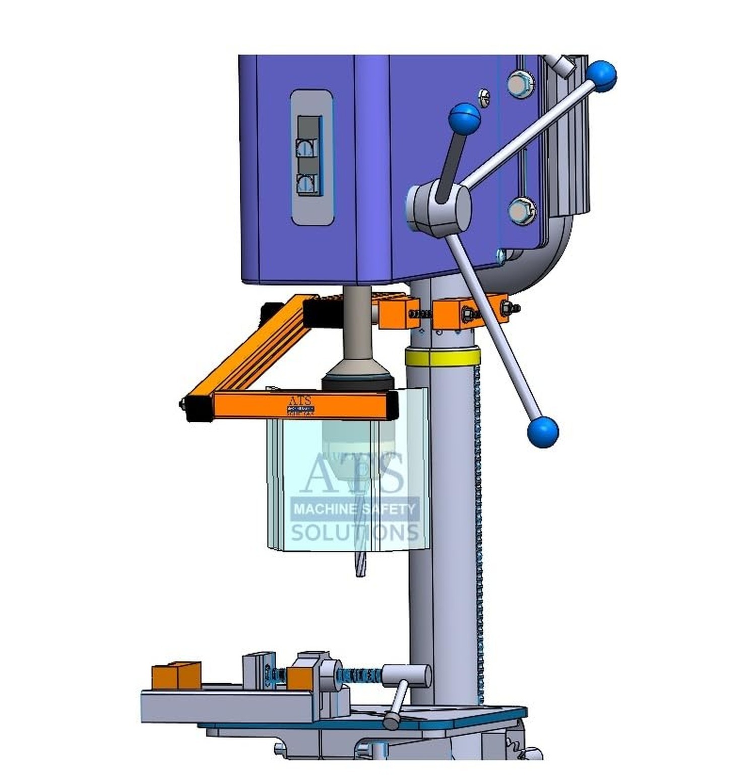 ATS Safety, Drill Press Guard – Econ-Series Drill Press Accessories, Part # D…